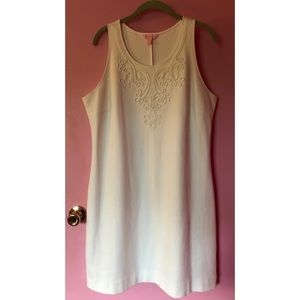 Lilly Pulitzer White Jersey Shift Dress